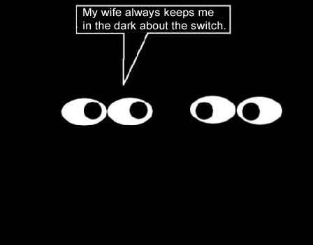 keep in the dark