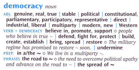 Oxford Collocations Dictionary