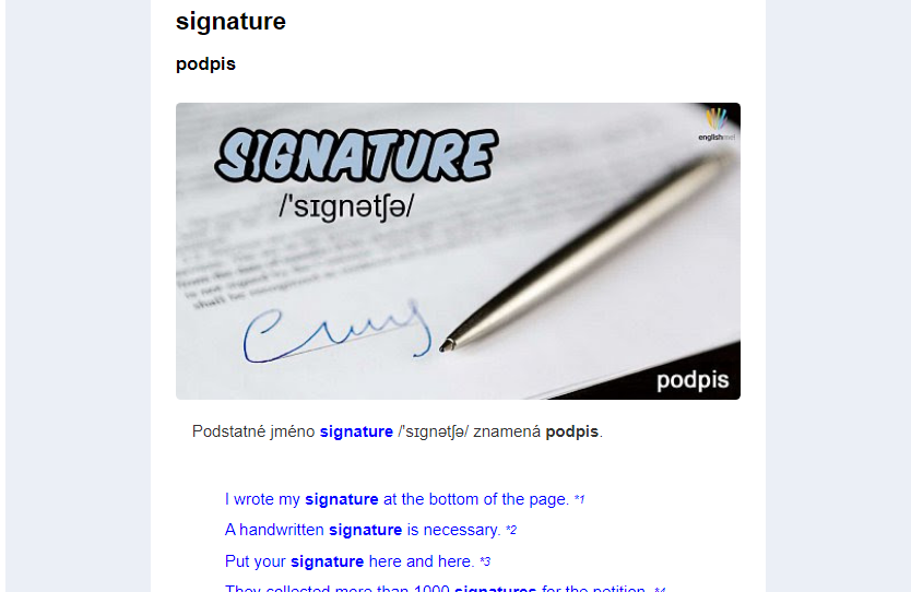 Slovíčko dne v e-mailu