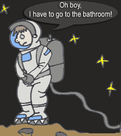 Astronaut has to go an astronaut has to go