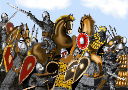 The Battle of Hastings, ilustrace: Patrik Turoň The Battle of Hastings