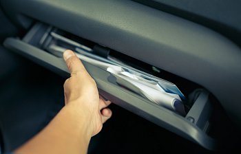 glove compartment