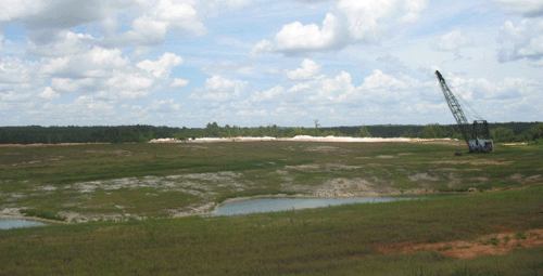 Kaolin mining