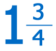 mixed number