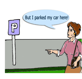 but I parked here