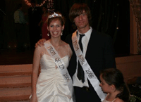 King and Queen of prom