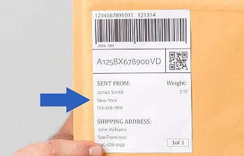 return address