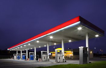 petrol station