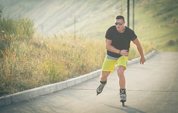 rollerblading