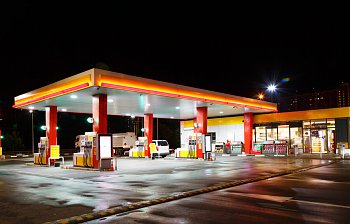 gas station