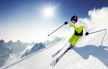 skiing