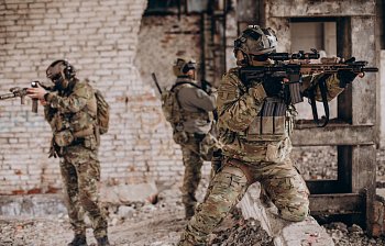 troops