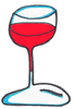 a glass of wine