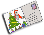 Christmas postcard